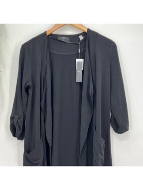 Tahari Black Cardigan